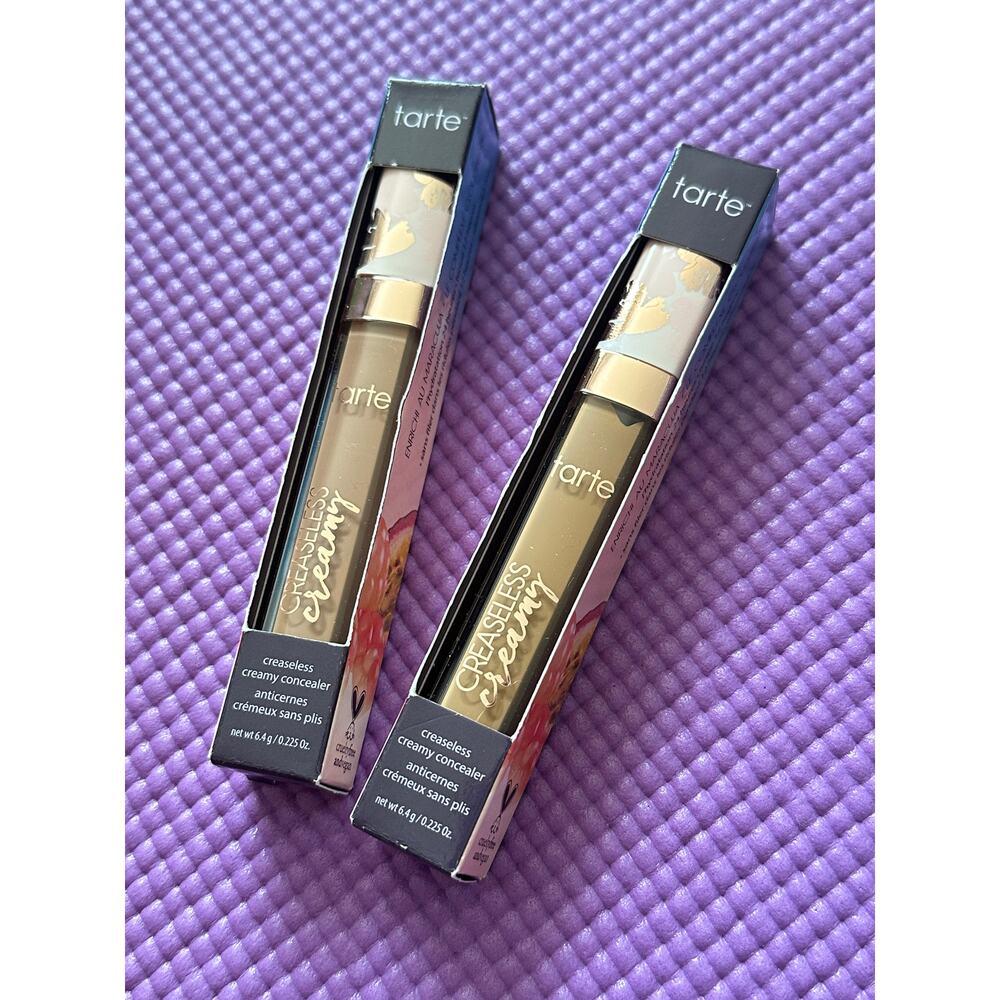 New 2 Tarte Creaseless Concealer Maracuja Full Size 6.4g Shades 44H and 47S